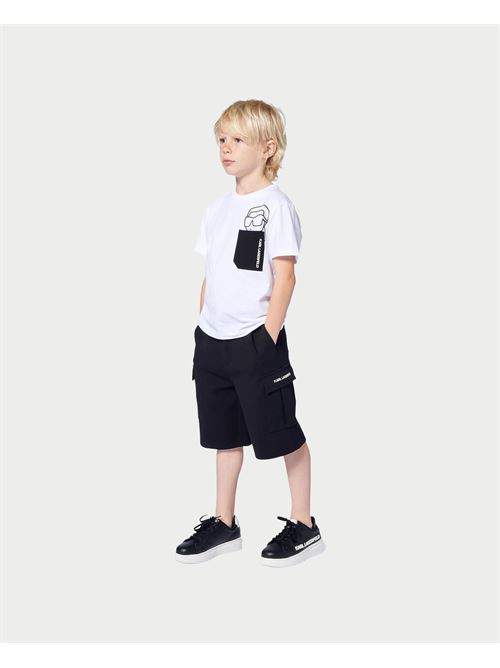 Karl Lagerfeld children's Bermuda shorts with pockets KARL LAGERFELD | Z3041209B